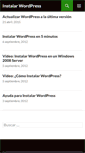 Mobile Screenshot of instalar-wordpress.com